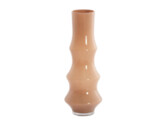 Glazen vaas h40 cm caramel