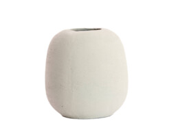 Vaas deco h52cm creme