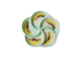70s ceramics snack tray glint