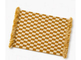 Riviera placemat damier geel