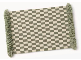 Riviera placemat damier groen