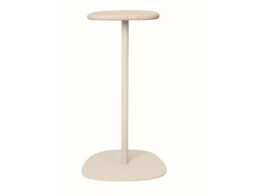 Plyo accent table light cashmere