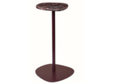 Plyo accent table dark grape
