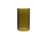 Lyngby vase H25 olive green