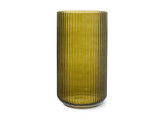Lyngby vase H38 olive green
