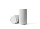 Lyngby vase H38 white porcelain