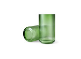 Lyngby vase H31 green mondgeblazen