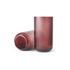 Lyngby vase H38 burgundy