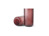 Lyngby vase H38 burgundy