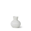 Lyngby Tura vase H14 5 white porcelain