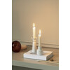 Lyngby candle holder H7 white