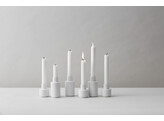 Lyngby candle holder H7 white