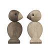 Lovebirds oak set van 2