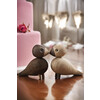 Set van 2 Lovebirds oak