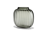 Primula oval vase smoke H17 5