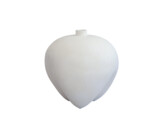 Sumo vase big bone white