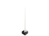 Reflect S black chrome candle holder