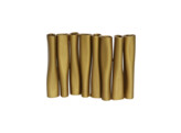 Culture vase tubes gold