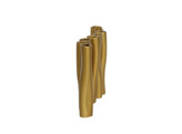 Culture vase tubes gold