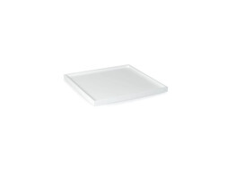 Low tray square S white