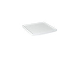 Low tray square S white