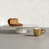 Good morning cake stand white gold