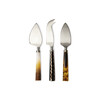 Cheese knives havana set of 3