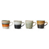 70s ceramics cappuccino mugs verve set of 4