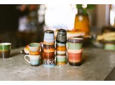 70s ceramics espresso mugs retro set of 4