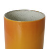 70s ceramics storage jar sunshine