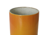 70s ceramics storage jar sunshine
