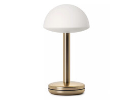 Bug table light gold frosted