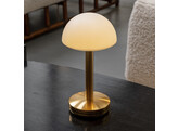 Bug table light gold frosted