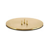 Candle plate S mat goud