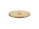 Candle plate S mat goud