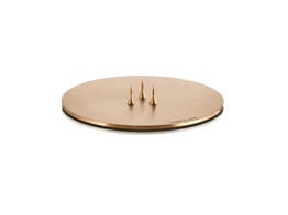 Candle plate S mat rose gold