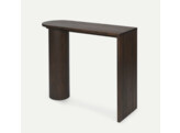 Pylo console table dark stained oak