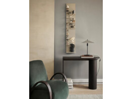 Pylo console table dark stained oak