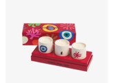 Mini candle set of 3 travel from home