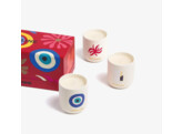 Mini candle set of 3 travel from home