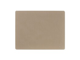 Table mat square L nupo clay brown