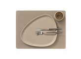 Table mat square L nupo clay brown