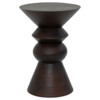 UNC side table Luova walnut