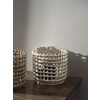 Ceramic basket L off-white