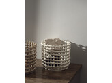 Ceramic basket L off-white