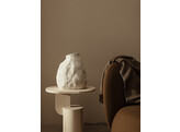 Vulca vase M off-white stone