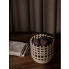 Ceramic basket S cashmere