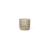 Ceramic basket S cashmere