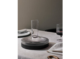 Ripple wine carafe clear