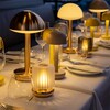 Firefly table light gold frosted